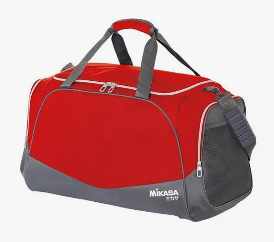 Сумка спортивная многофункц. MIKASA MT80-04, полиэстер, красная
