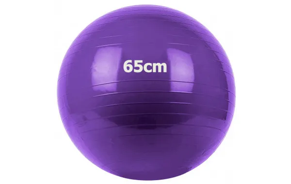 Мяч гимнастический Gum Ball 65см (фиолетовый) GM-65-4