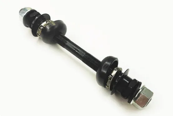 Ось передняя "МТВ" в сборе с подшип и чашками, 3/8*145, черная, конуса с пыльниками 3052711-19