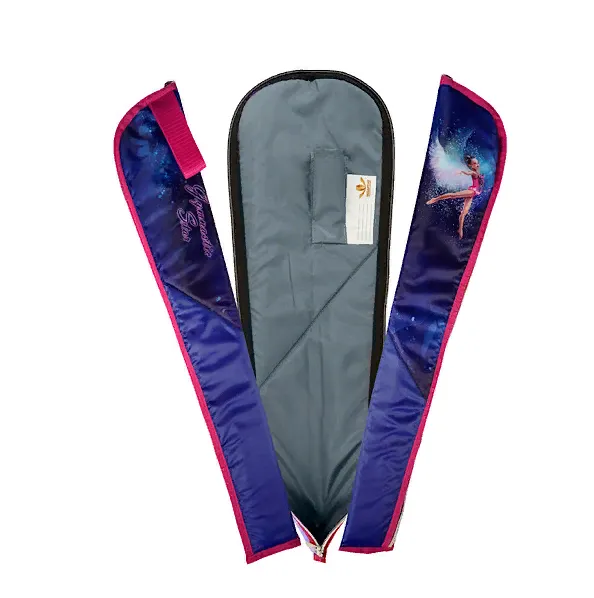 Чехол для гимнастической ленты (п/э василек/синий) 308-065