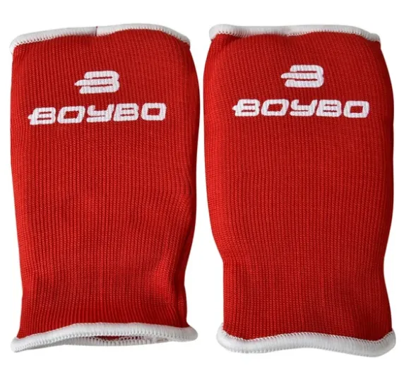 Накладки для каратэ BoyBo BO130 хлопок красные (S)