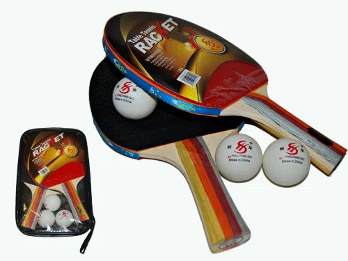 Набор д/наст.тенниса ( 2рак.+3шара+чехол) 3*  3215 СпР+ 11091