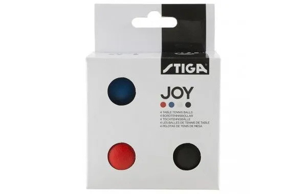 Мяч для наст. тенниса Stiga Joy, 1110-5240-04, диам. 40+мм 1шт