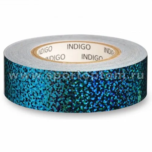 Обмотка для обруча с подкладкой INDIGO CRISTAL In139 голубой