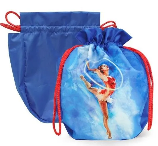 Чехол для мяча (п/э синий/голубой) 307-041