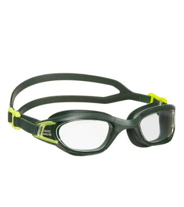 M0424 25 0 10W Очки для плавания Aquarius, One size, Green
