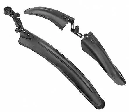 Комплект крыльев 24"-26" XGNB-044-2 пласт. черные, 610217