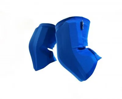 Щ75sЭ Наколенники для единоборств, трикотаж, р.S (синий)