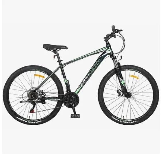 Велосипед Tech Team Neon 27.5" 18" зеленый (алюм)