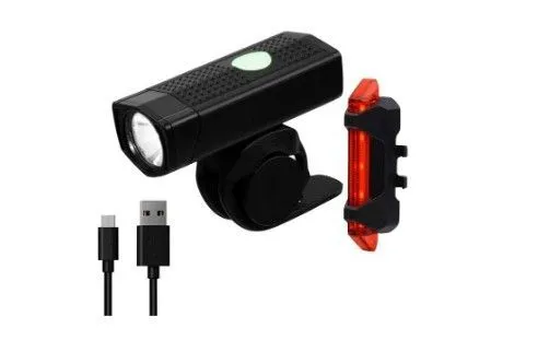 Комплект фонарей Briviga USB bike light set EBL-2255A+EBL-056