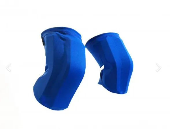 Щ75Э Наколенники для единоборств, трикотаж, р.M (синий)