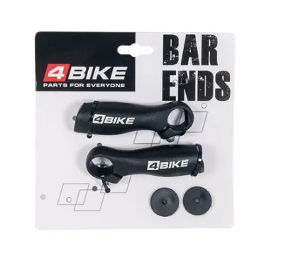 Рога для руля "4BIKE" MT-35AN L:98мм, алюминий, чёрный ARV000397