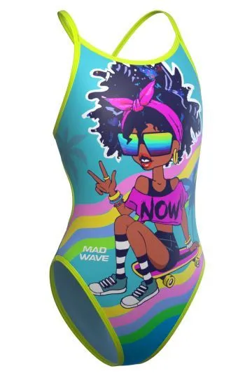 Юниорский спортивный купальник Duo junior C7, M, violet M0182 08 5 C7W