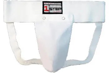 Бандаж защитный паховый мужской РФ2 белый (M)