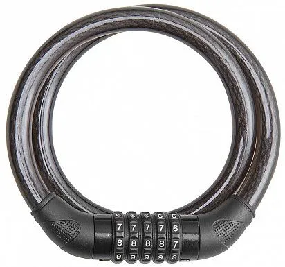 Трос-замок 84620 черный 15*800 540026