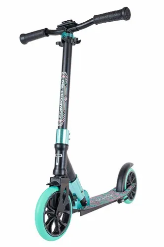 Самокат ТТ 180R comfort black/celadon 1/4