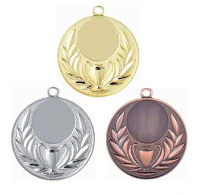 Медаль МЕ012-2 диаметр 50мм (вставка + лента)