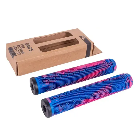 Грипсы 2шт с барендами Maze-170 blue-pink