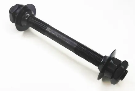 Ось передняя "МТВ", 3/8*108, черная, под эксцентрик, конуса с пыльниками 3052711-15