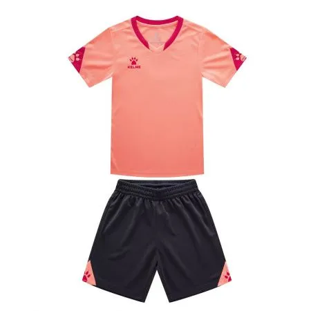 Форма футб. детск. KELME, 3803099-692-130, рост 130, 100% п/э, кораллово-графитовый
