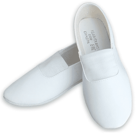 Чешки из натуральной кожи белые (135)