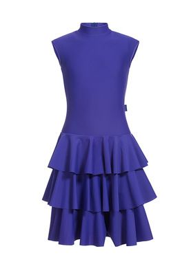 Р 4.5 Платье спортивное для девочек фиолетовый (152-80-63 / 12 лет)