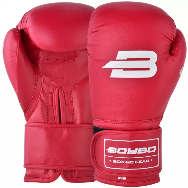 Перчатки боксерские BoyBo Basic BBG100 красные (2oz)