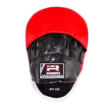 Лапы боксерские гнутые RFP-155 Dx (Red/Black)