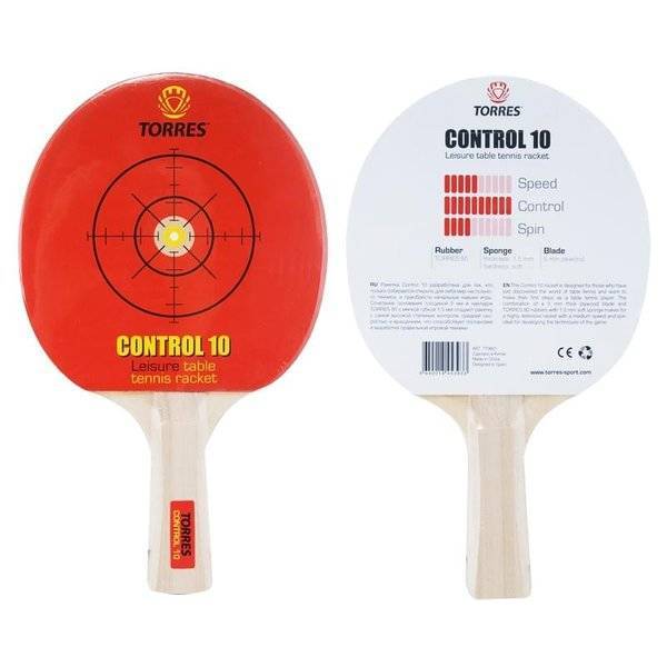 Ракетка для н/т TORRES Control 10,TT0001, для начинающих