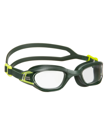 M0424 25 0 10W Очки для плавания Aquarius, One size, Green
