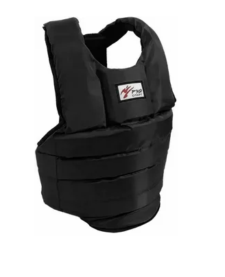 ЗК8sАХ Защита корпуса для единоборств ЧЕРЕПАХА-1, легкая (8мм), капрон, р.S (цвет черный)