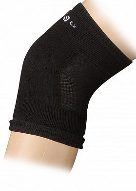 Наколенник для гимнастики и танцев INDIGO махровый S ЛВ12 черный