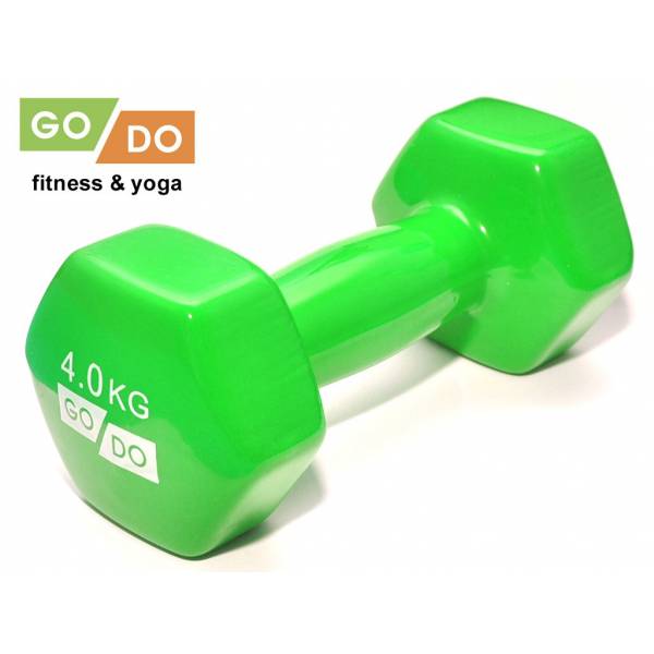 Гантель GO DO, винил, 4кг