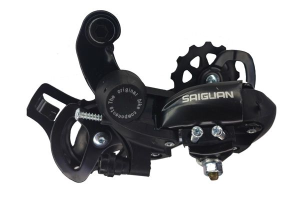 Переключатель скоростей задний аналог Shimano TY-300 (болт), черный 3132658-63