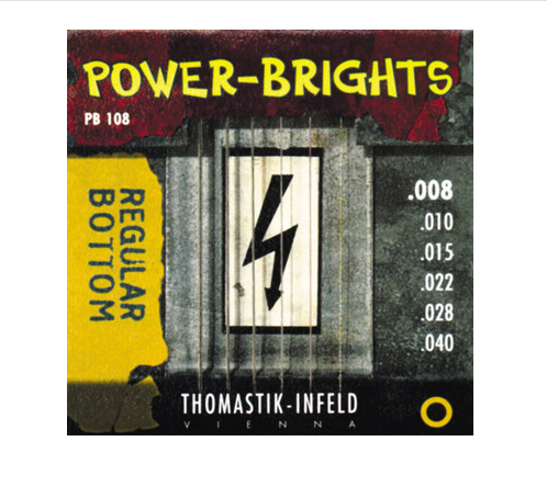THOMASTIK Power Brights PB108 струны для электрогитары 8-40 902912