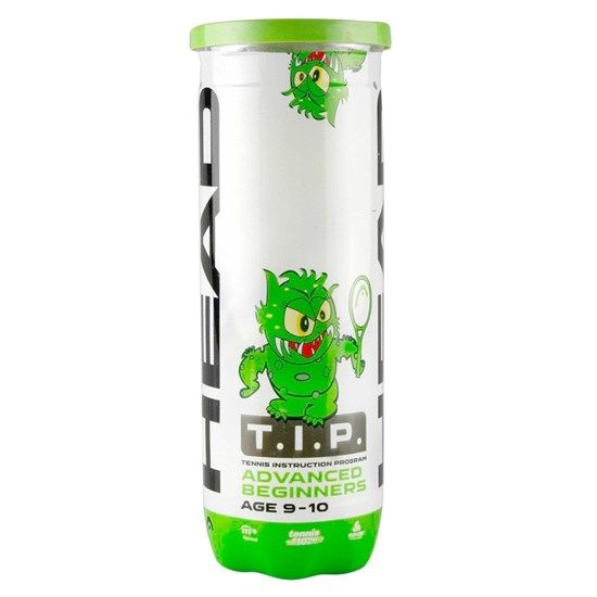 Мяч для б/т HEAD T.I.P Green, арт.578133 уп. 3шт