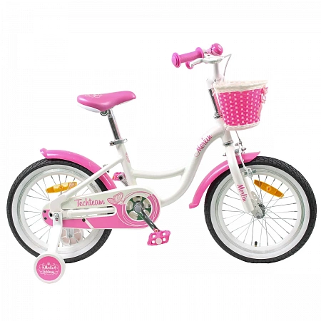 картинка Велосипед Tech Team Merlin 16" white/pink (алюмин) от магазина