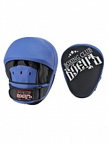 картинка Лапы боксерские гнутые "Боецъ" 111 черно-синие от магазина
