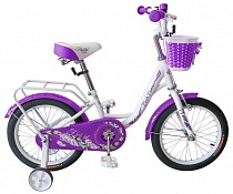 картинка Велосипед Tech Team Firebird 16" бело-фиолетовый (сталь) от магазина