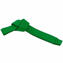 картинка П14 Пояс для кимоно Стандарт без вышивки, 220см, зеленый от магазина