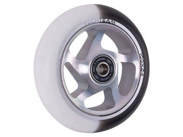 Колесо для самоката X-Treme 100*24мм, Mimosa, white-black