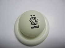картинка Мяч для наст. тенниса TORRES Club 2* д. 40мм, бел (1шт.) TT0014 от магазина