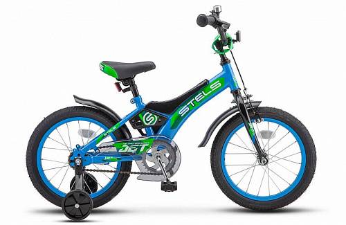 картинка Велосипед Jet 16" Z010  арт. 9" Голубой/зеленый от магазина