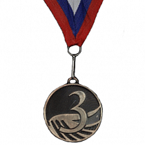 картинка Медаль наградная с лентой, d-50мм, бронза, 5200-15 от магазина