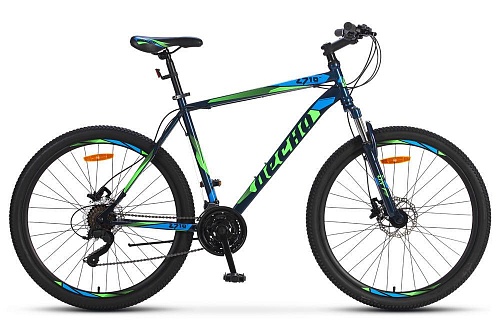 картинка Велосипед Десна 2710 MD 27.5" V010 21" синий/зеленый от магазина