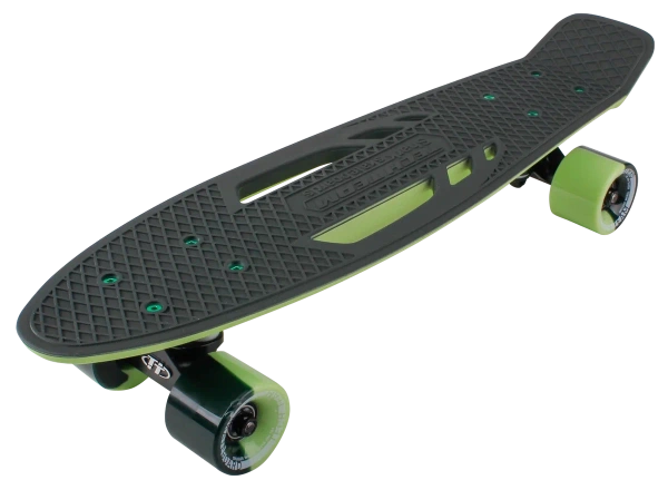 Скейтборд пластиковый Shark 22 dark green 1/4 TSL-405М