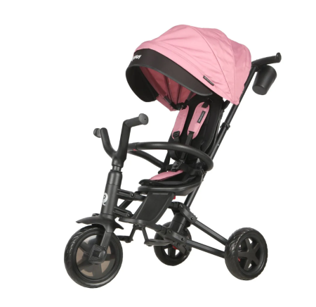 Велосипед 3х кол. 6 в 1 Moby Kids Nova Niello 360° Q-Play, EVA, розовый, 649246