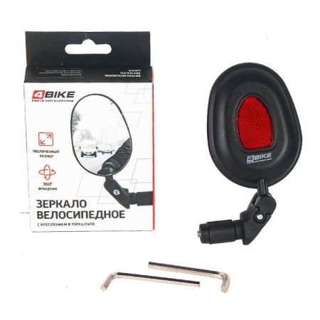 Зеркало BC-BM128 с креплением в торец руля, ARV000529
