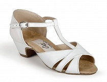 картинка Обувь рейтинговая для девочек белая кожа oR316 (17.5) от магазина