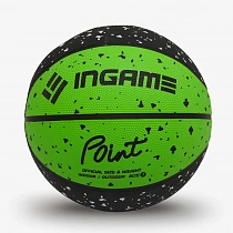 картинка Мяч баск. INGAME POINT №7 черно-зеленый от магазина